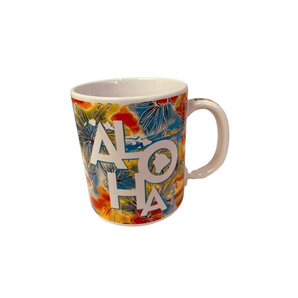 Island Heritage Collectible Coffee Cup Mug Tropical Aloha Multi 14oz/414 mL 2018